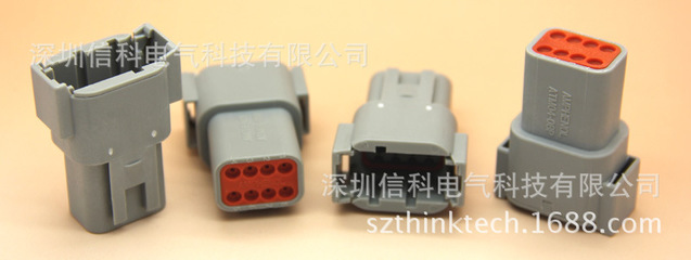Amphenol安費諾連接器8芯插座ATM04-08PA 可靠替代德馳DTM04-8P，深圳信科電氣科技為您服務